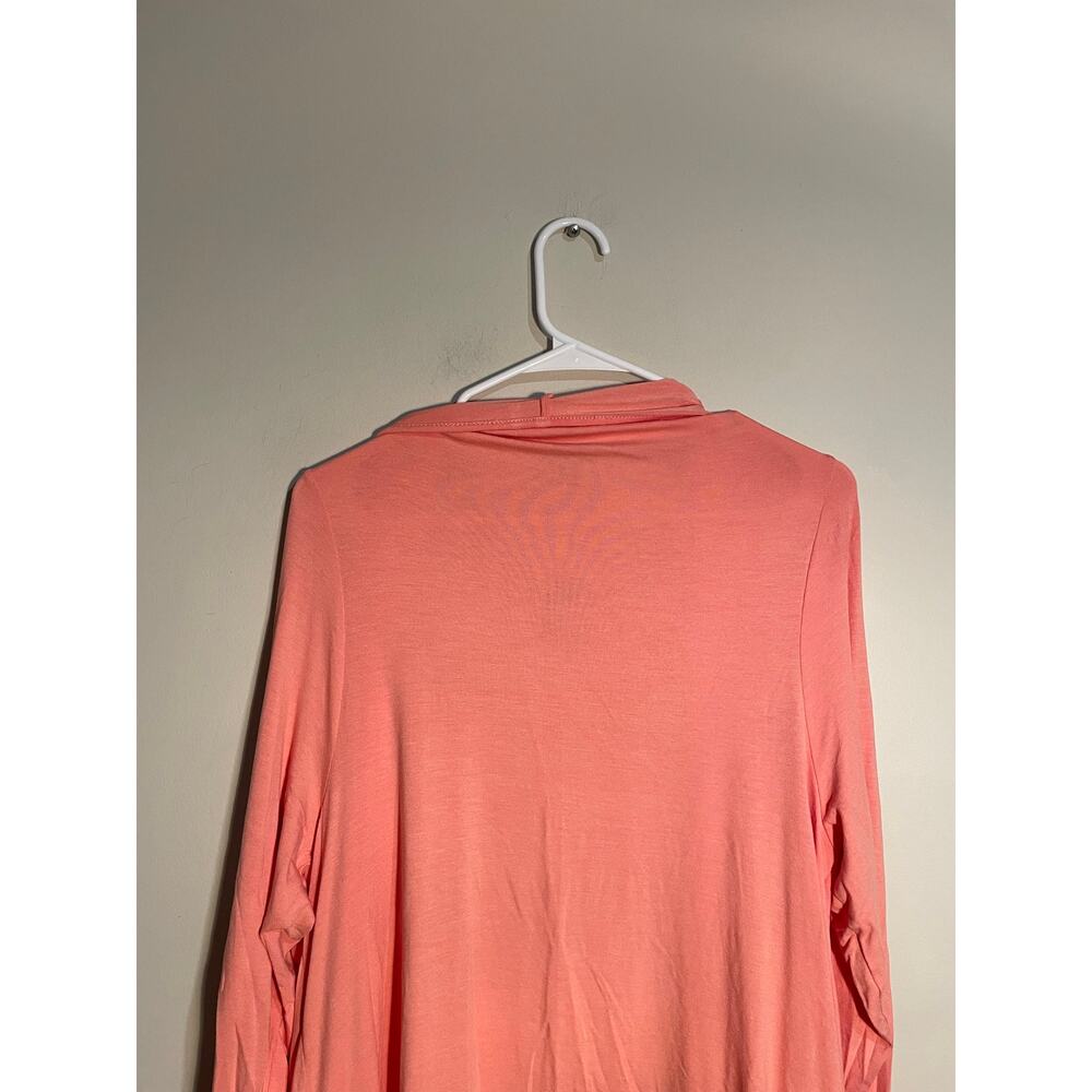 J.Jill Wearever Collection Open Waterfall Front Cardigan in Apricot Size Large - Picture 7 of 11
